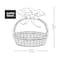 Jumbo Clear Basket Gift Bag by Celebrate It&#x2122;